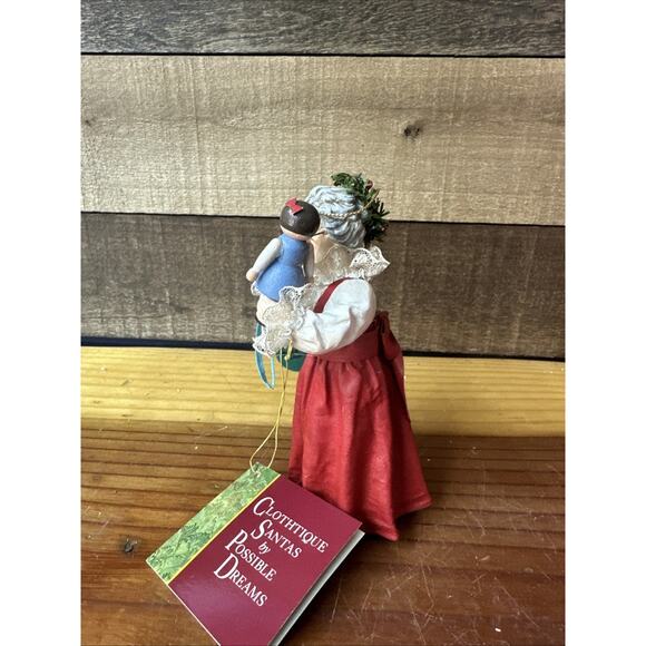 Clothtique Possible Dreams Mrs Claus With Doll Vintage Ornament In Box - Picture 2 of 5